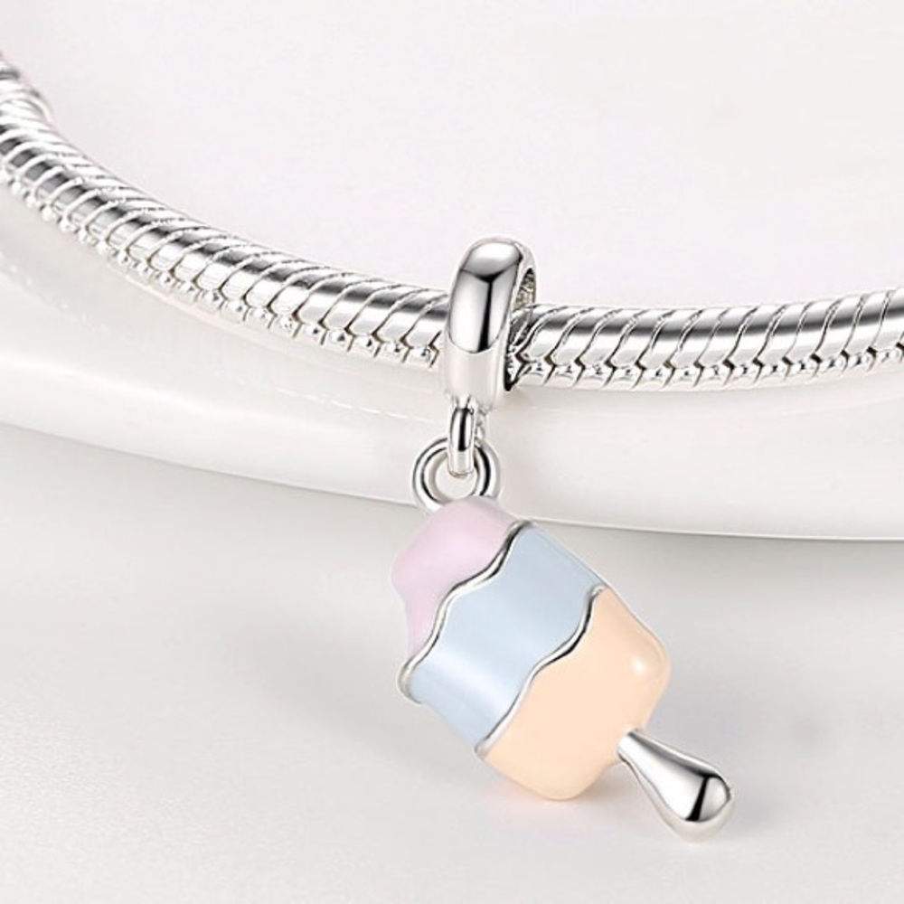 NWT Genuine sterling silver popsicle charm